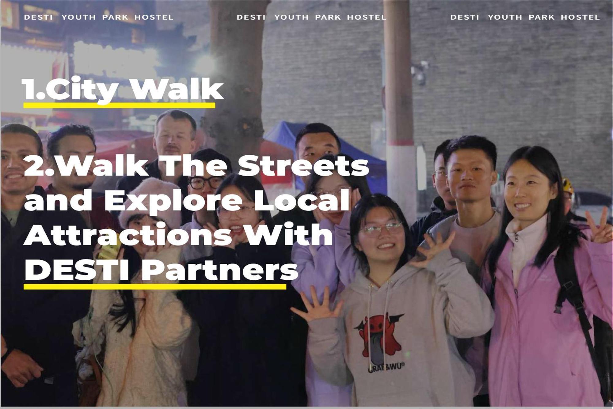 Xi'An Desti Youth Park Hostel Bell & Drum Tower Luaran gambar